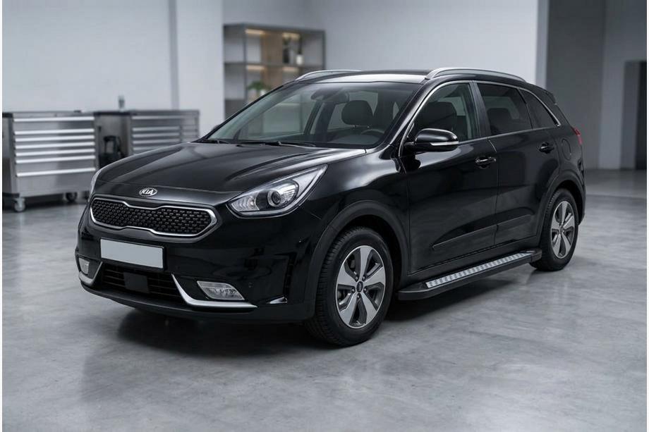 Kia Niro 2016–2021 Praguri Laterale New Vision Black (2 buc, Aluminiu) Foto 1