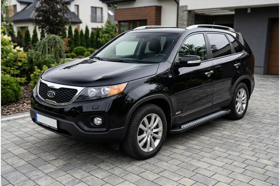 Kia Sorento II XM 2009-2014 Praguri Laterale New Vision Black (2 buc, Aluminiu) 2013-2016 Foto 1