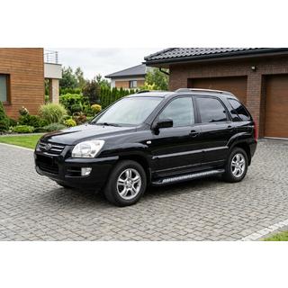 Praguri Laterale Vision New Black (2 buc, Aluminiu) Kia Sportage 2004-2010 foto 1