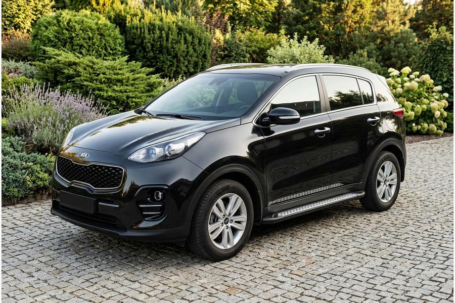 Kia Sportage 2015-2021 Praguri Laterale New Vision Black (2 buc, Aluminiu) Foto 1
