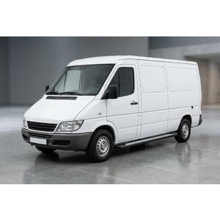 Praguri Laterale New Vision Black (2 buc, Aluminiu) Mercedes Sprinter W901/902/903/904/905 1995–2006 foto 1