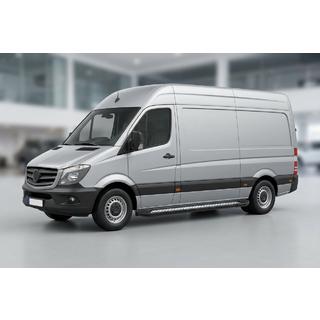 Praguri Laterale New Vision Black (2 buc, Aluminiu) Mercedes Sprinter W906 2006–2018 foto 1
