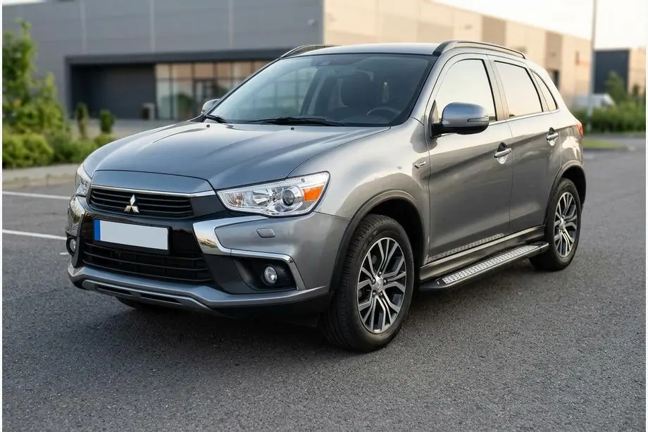 Mitsubishi ASX 2010-2023 Praguri Laterale New Vision Black (2 buc, Aluminiu) Foto 1