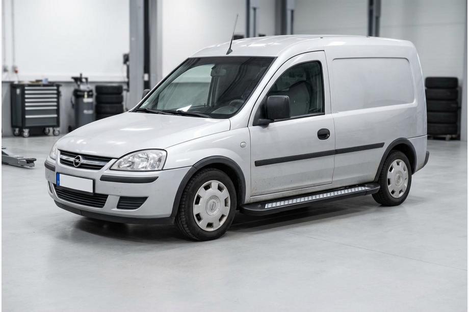 Opel Combo 2002–2012 Praguri Laterale New Vision Black (2 buc, Aluminiu) Foto 1
