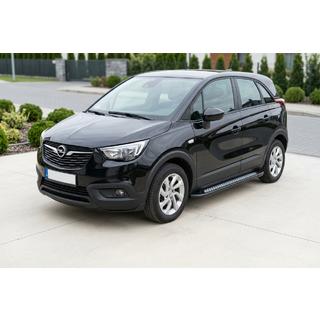 Praguri Laterale New Vision Black (2 buc, Aluminiu) Opel Crossland X 2017-2024 foto 2