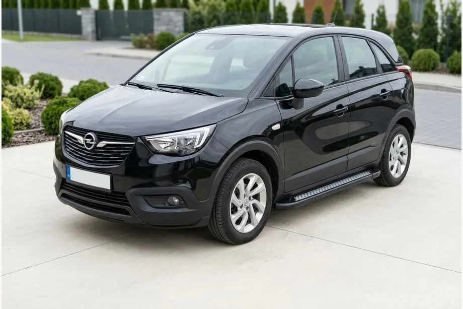 Opel Crossland X 2017-2024 Praguri Laterale New Vision Black (2 buc, Aluminiu) Foto 2