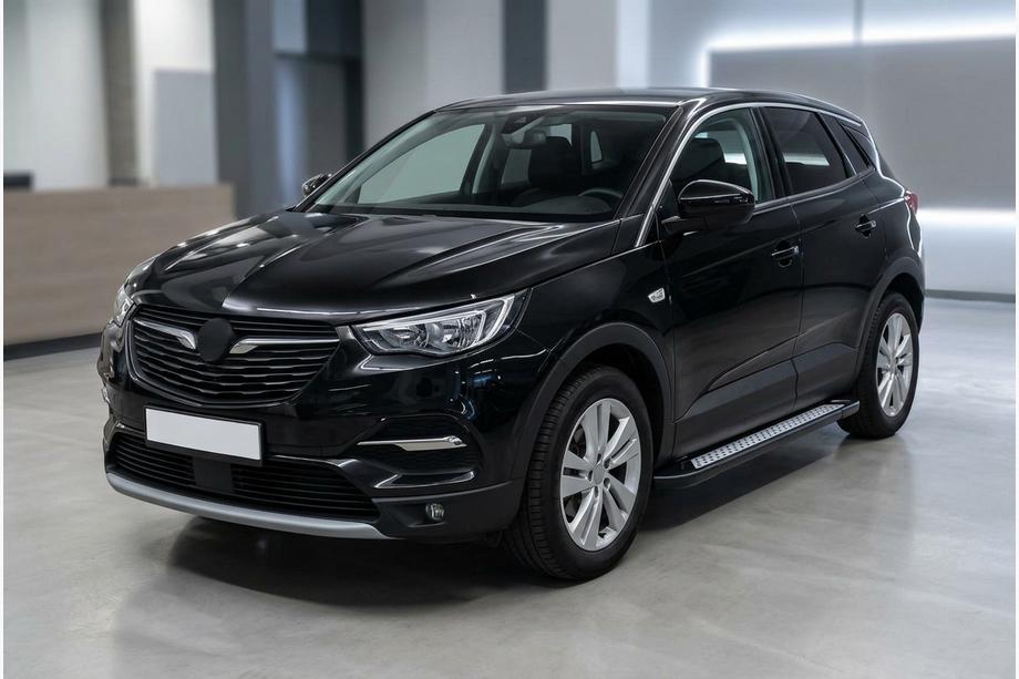 Opel Grandland X 2017- Praguri Laterale New Vision Black (2 buc, Aluminiu) Foto 1