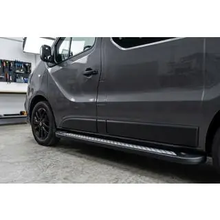 Praguri Laterale New Vision Black (2 buc, Aluminiu) foto 1