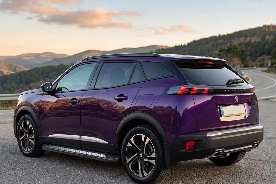 Peugeot 3008 2016-2023 Praguri Laterale New Vision Black (2 buc, Aluminiu) Foto 1