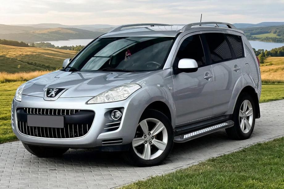 Peugeot 4007 2007-2013 Praguri Laterale New Vision Black (2 buc, Aluminiu) Foto 1