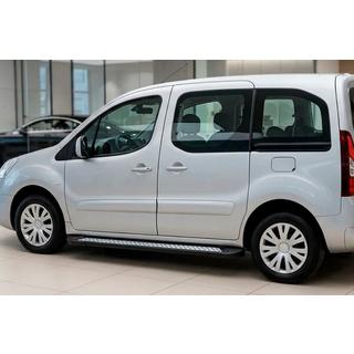 Praguri Laterale New Vision Black (2 buc, Aluminiu) Peugeot Partner Tepee 2008-2018 foto 1