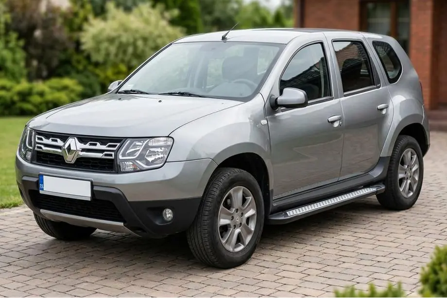 Renault Duster 2008–2017 Praguri Laterale New Vision Black (2 buc, Aluminiu) Image