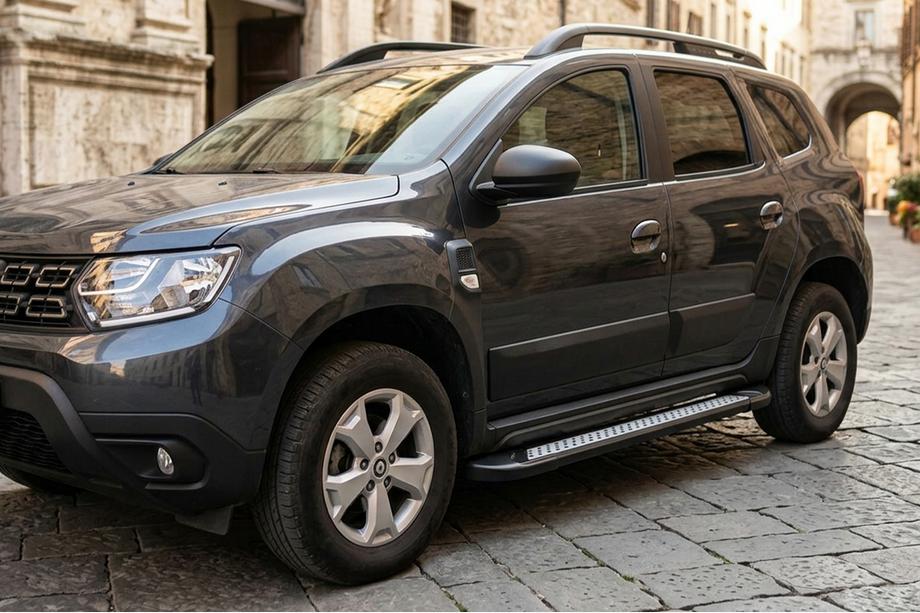 Renault Duster 2018-2024 Praguri Laterale New Vision Black (2 buc, Aluminiu) Image