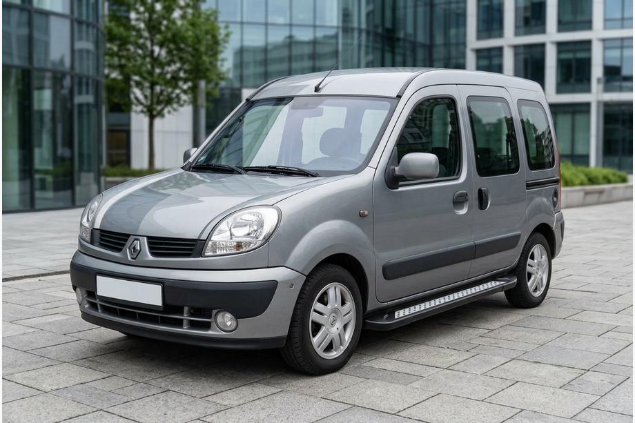 Renault Kangoo 1998-2008 Praguri Laterale New Vision Black (2 buc, Aluminiu) Foto 1