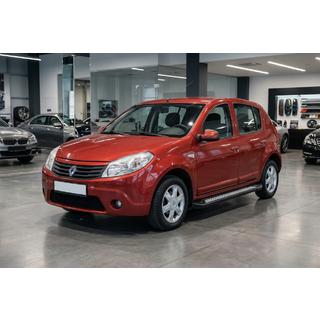 Praguri Laterale New Vision Black (2 buc, Aluminiu) Renault Sandero 2007-2013 foto 1