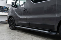 Renault Trafic 2015- Praguri Laterale New Vision Black (2 buc, Aluminiu) foto 1