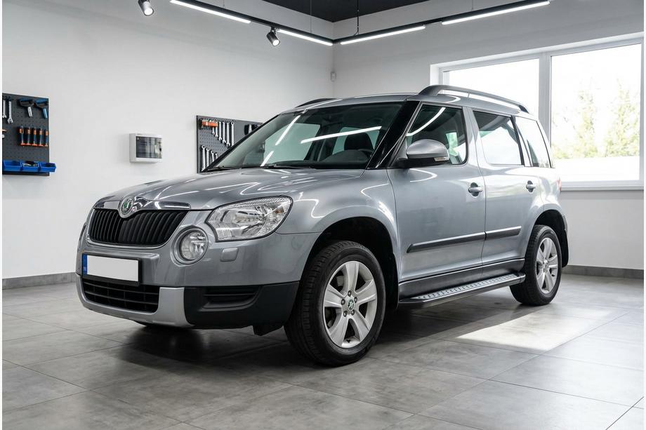 Skoda Yeti 2009-2017 Praguri Laterale New Vision Black (2 buc, Aluminiu) Foto 1