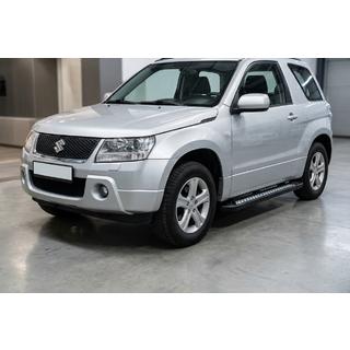Praguri Laterale New Vision Black (2 buc, Aluminiu) Suzuki Grand Vitara 2005-2017 foto 1