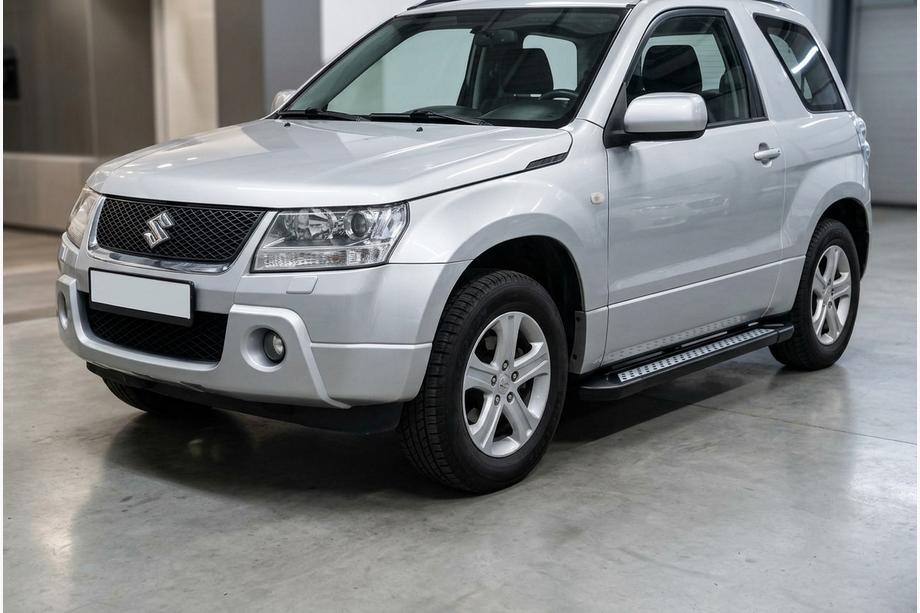 Suzuki Grand Vitara 2005-2017 Praguri Laterale New Vision Black (2 buc, Aluminiu) Foto 1