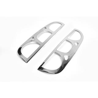 Capace Cromate pentru Stopuri (2 buc, Otel Inoxidabil) Fiat Doblo I 2005-2010 foto 3