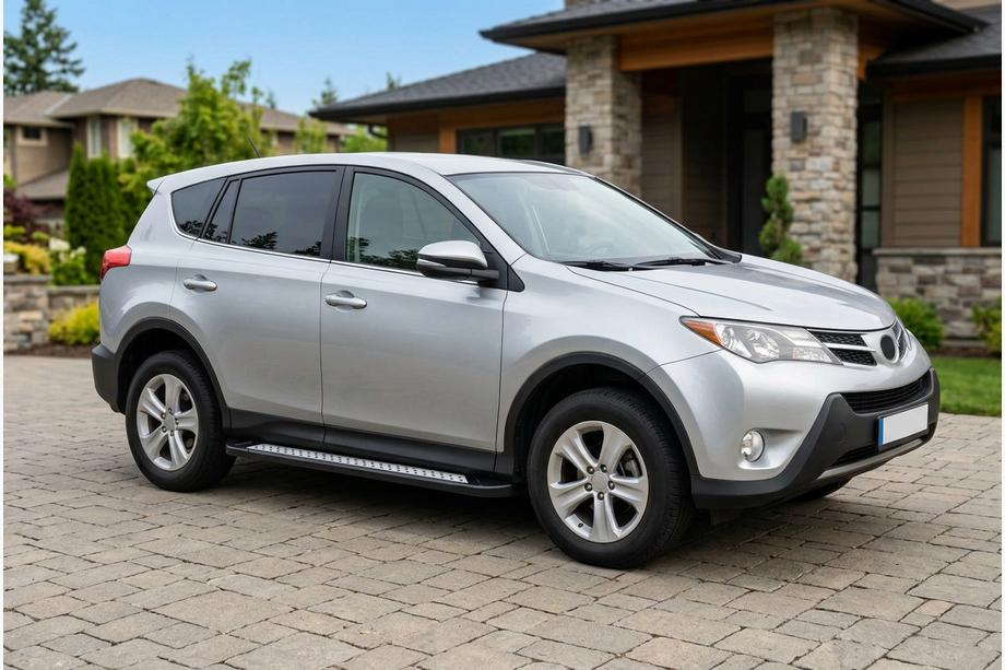 Toyota Rav 4 2013-2018 Praguri Laterale New Vision Black (2 buc, Aluminiu) Foto 1