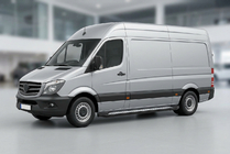 Volkswagen Crafter 2006-2016 Praguri Laterale New Vision Black (2 buc, Aluminiu) Long/ExtraLong foto 1