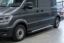 Volkswagen Crafter 2016- Praguri Laterale New Vision Black (2 buc, Aluminiu) foto 1