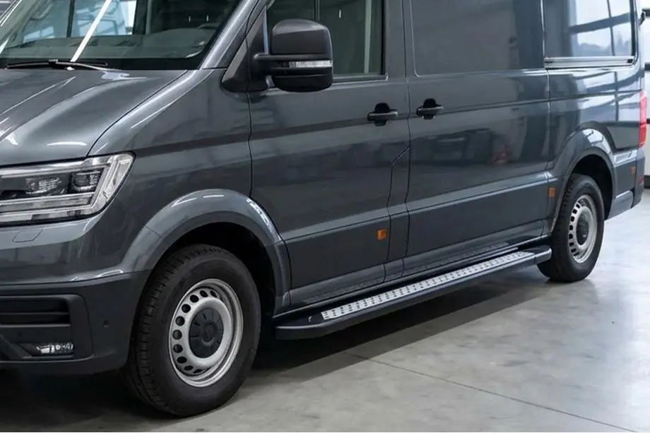 Volkswagen Crafter 2016- Praguri Laterale New Vision Black (2 buc, Aluminiu) Image