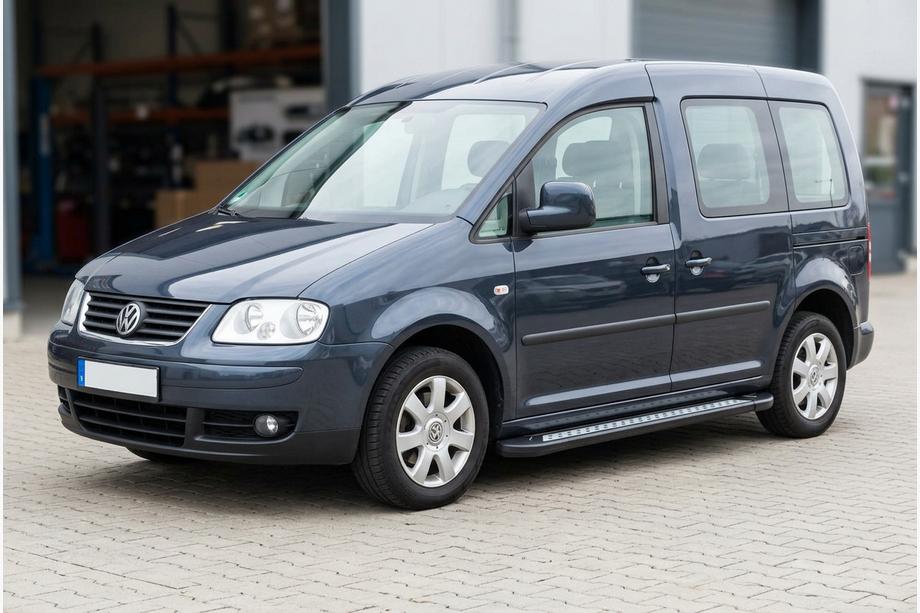 Volkswagen Caddy 2004-2010 Praguri Laterale Vision New Black (2 buc, Aluminiu) Foto 1