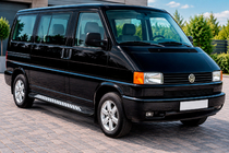 Volkswagen T4 Transporter 1990-2003 Praguri Laterale Vision New Black (2 buc, Aluminiu) foto 1