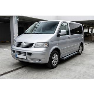 Praguri Laterale New Vision Black (2 buc, Aluminiu) Volkswagen T5 Transporter 2003-2010 foto 1