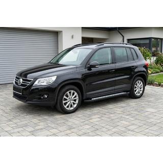 Praguri Laterale New Vision Black (2 buc, Aluminiu) Volkswagen Tiguan 2007-2016 foto 1