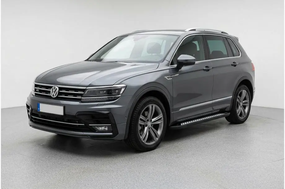 Volkswagen Tiguan 2016-2023 Praguri Laterale New Vision Black (2 buc, Aluminiu) Image