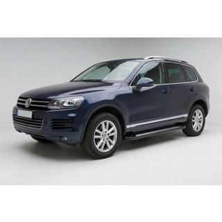 Praguri Laterale New Vision Black (2 buc, Aluminiu) Volkswagen Touareg 2010-2018 foto 1