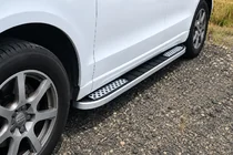 Audi Q5 2017-2025 Praguri Laterale Tayga V2 (2 buc, Aluminiu) foto 4
