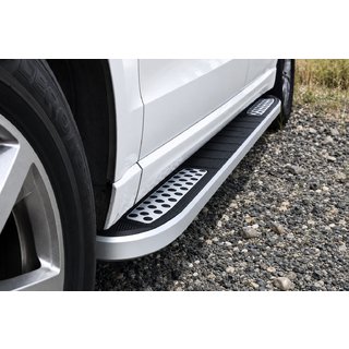 Praguri Laterale Tayga V2 (2 buc, Aluminiu) Audi Q5 2017-2025 foto 3