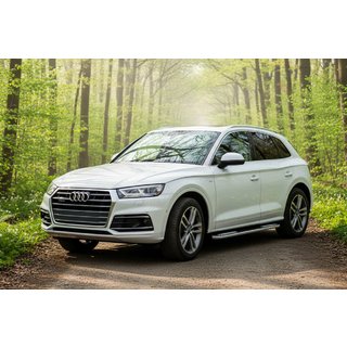 Praguri Laterale Tayga V2 (2 buc, Aluminiu) Audi Q5 2017-2025 foto 1