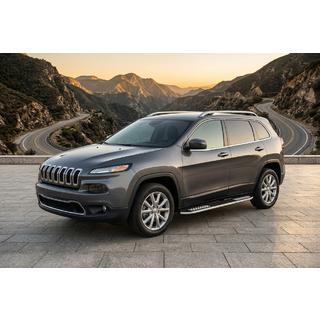 Praguri Laterale Tayga V2 (2 buc, Aluminiu) Jeep Cherokee KL 2013- foto 1