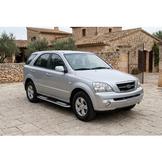 Praguri Laterale Tayga V2 (2 buc, Aluminiu) Kia Sorento I BL 2002-2009 foto 1