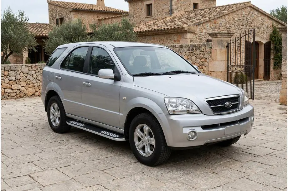 Kia Sorento I BL 2002-2009 Praguri Laterale Tayga V2 (2 buc, Aluminiu) Foto 1