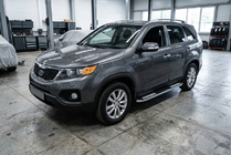 Kia Sorento II XM 2009-2014 Praguri Laterale Tayga V2 (2 buc, Aluminiu) 2013-2016 foto 1