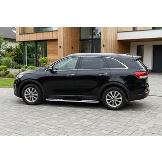 Praguri Laterale Tayga V2 (2 buc, Aluminiu) Kia Sorento III UM 2014-2020 foto 1
