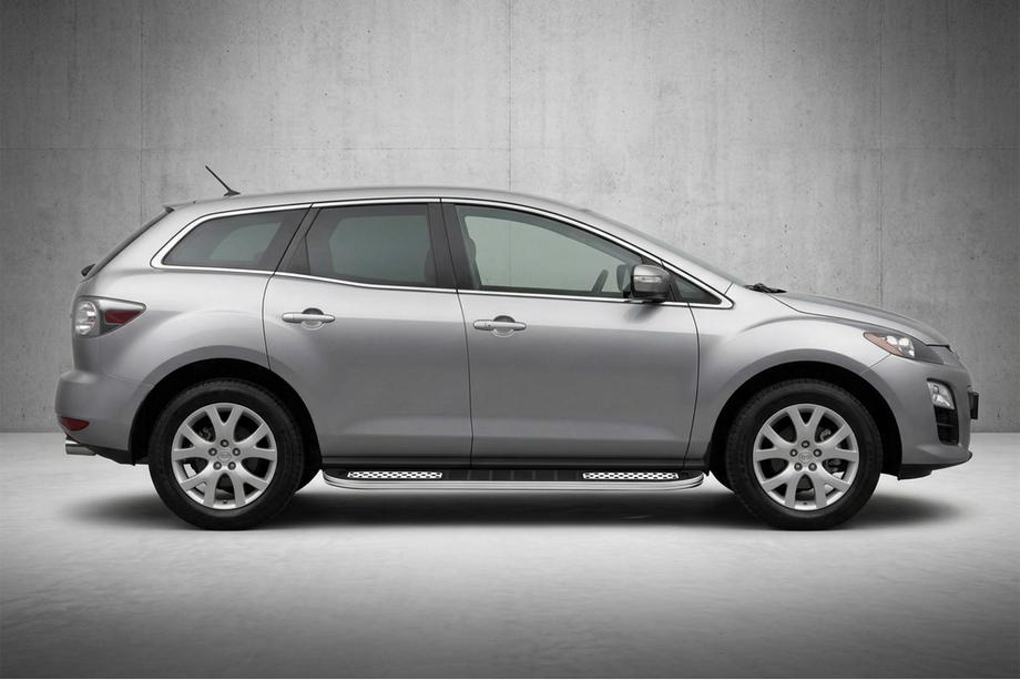 Mazda CX-7 2006-2012 Praguri Laterale Tayga V2 (2 buc, Aluminiu) Image