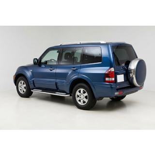 Praguri Laterale Tayga V2 (2 buc, Aluminiu) Mitsubishi Pajero Wagon III 1999-2006 foto 1