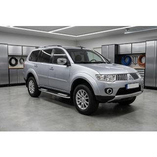 Praguri Laterale Tayga V2 (2 buc, Aluminiu) Mitsubishi Pajero Sport 2008-2015 foto 1