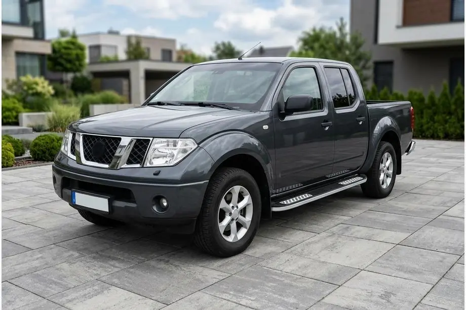 Nissan Navara 2006-2015 Praguri Laterale Tayga V2 (2 buc, Aluminiu) Foto 1