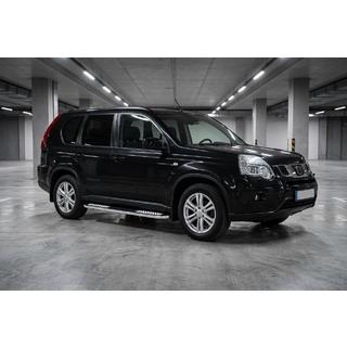 Praguri Laterale Tayga V2 (2 buc, Aluminiu) Nissan X-trail T31 2007-2014 foto 1