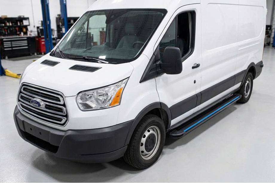 Ford Transit 2014- Praguri Laterale Maya Blue (2 buc, Aluminiu) Image