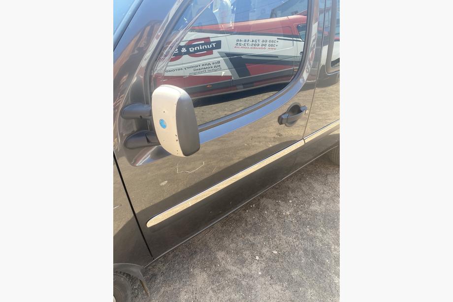 Fiat Doblo I 2005-2010 Moldinguri Usa Model Ingust (4 buc, Inox) Carmos - Otel Inoxidabil Turcesc Foto 4