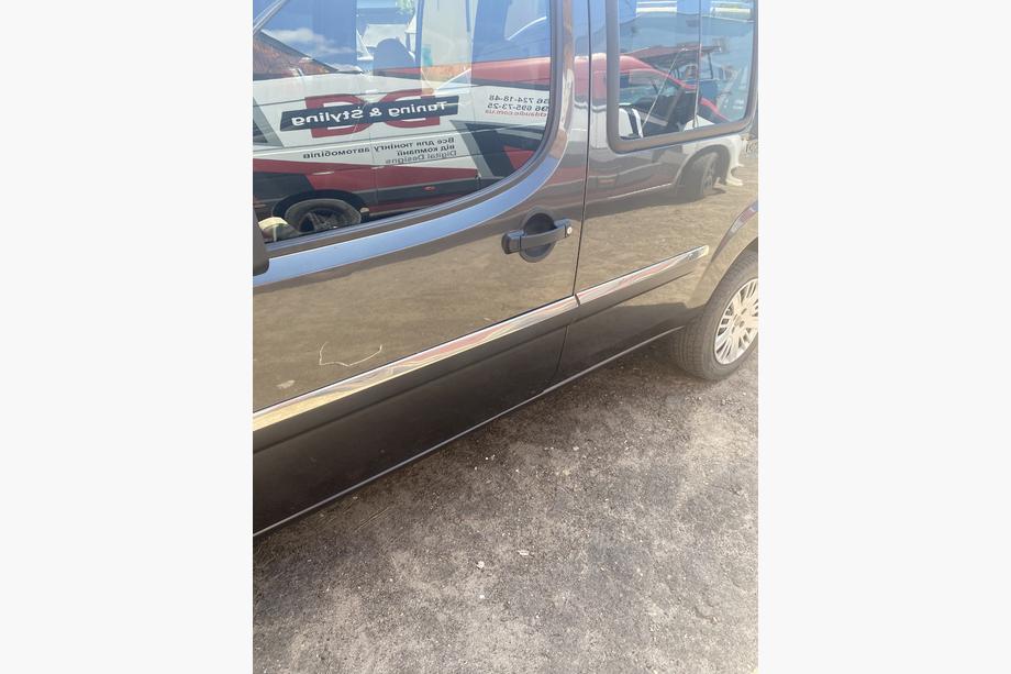 Fiat Doblo I 2005-2010 Moldinguri Usa Model Ingust (4 buc, Inox) Carmos - Otel Inoxidabil Turcesc Foto 7